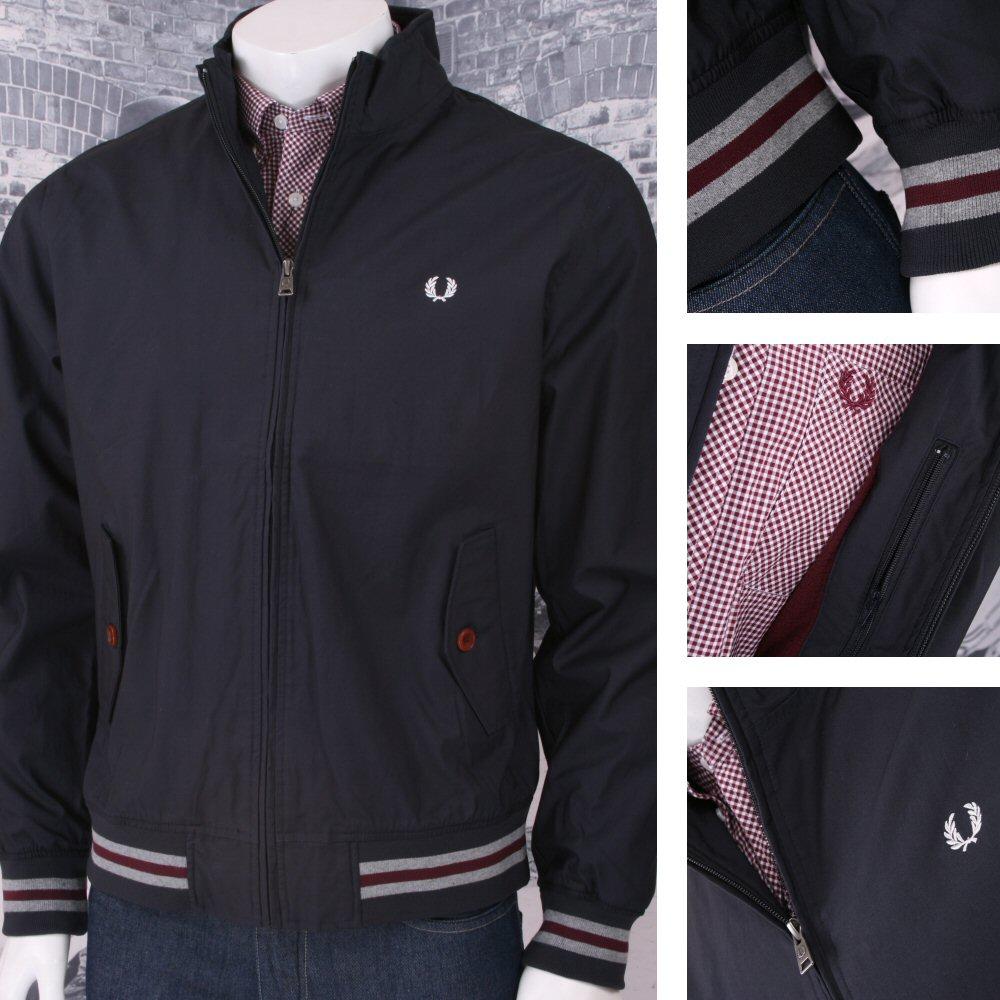 Fred perry tipped outlet bomber jacket